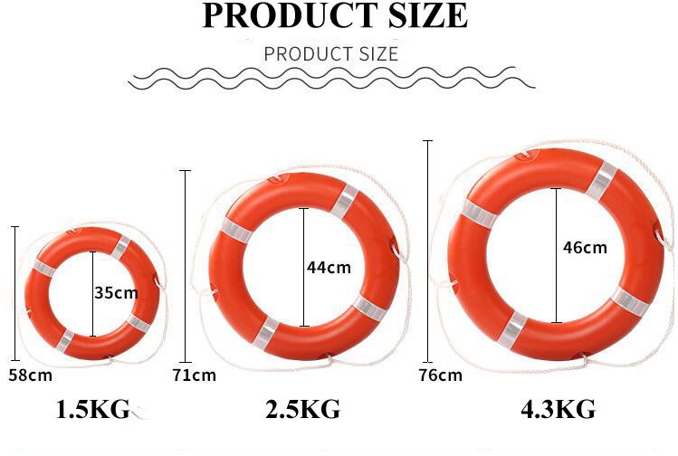 Solas Marine 2.5kg Inner Diameter 440mm Life Buoy