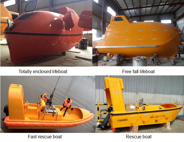 New Style Best Sell Ships FRP Open Lifeboat Rescue boat