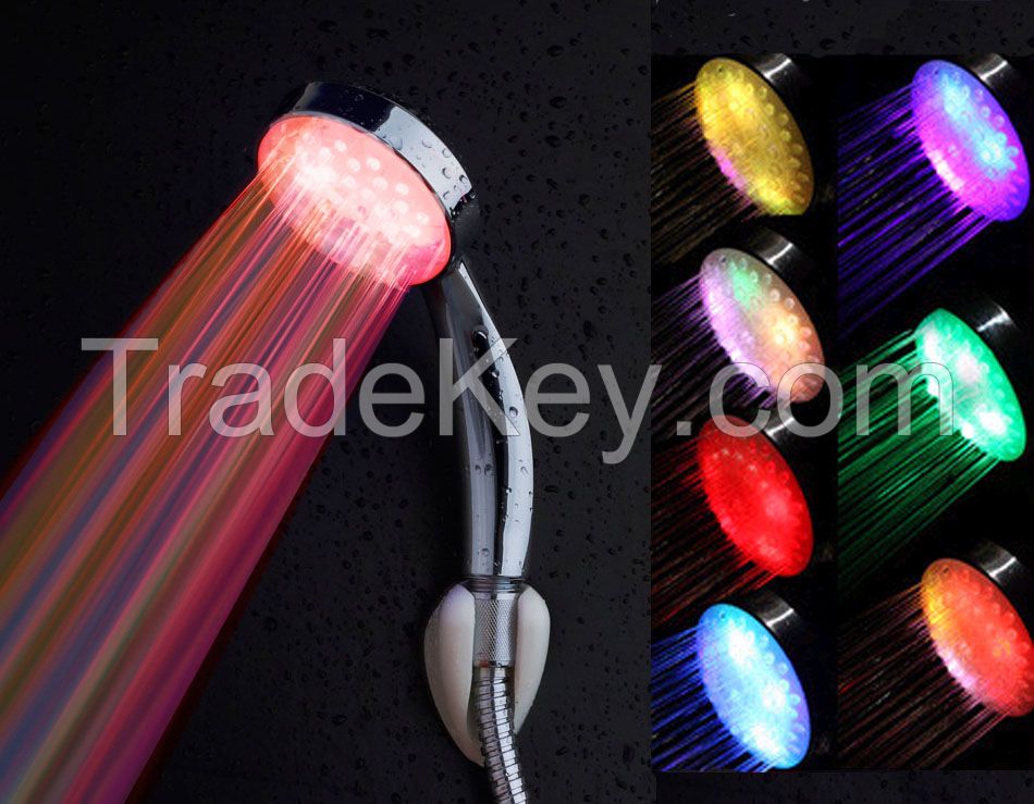 Display 7 Colors Change One Color Every 3 to 5 Seconds Led Shower Head