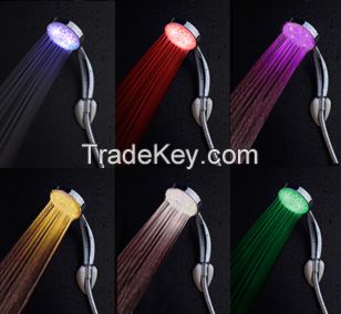 Display 7 Colors Change One Color Every 3 to 5 Seconds Led Shower Head