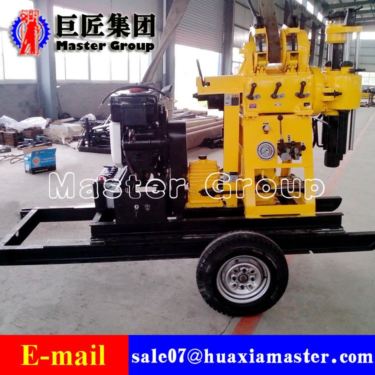Diesel engine hydraulic rig XYD-200 Crawler Hydraulic Rotary Drilling Rig