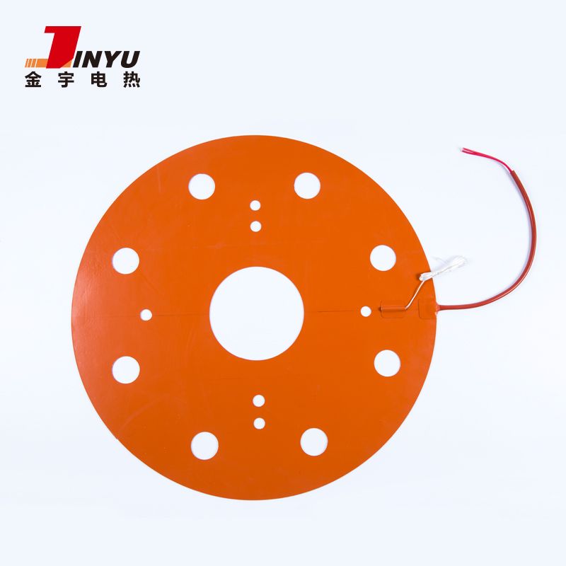 Flexible custom silicone rubber heater for car battery