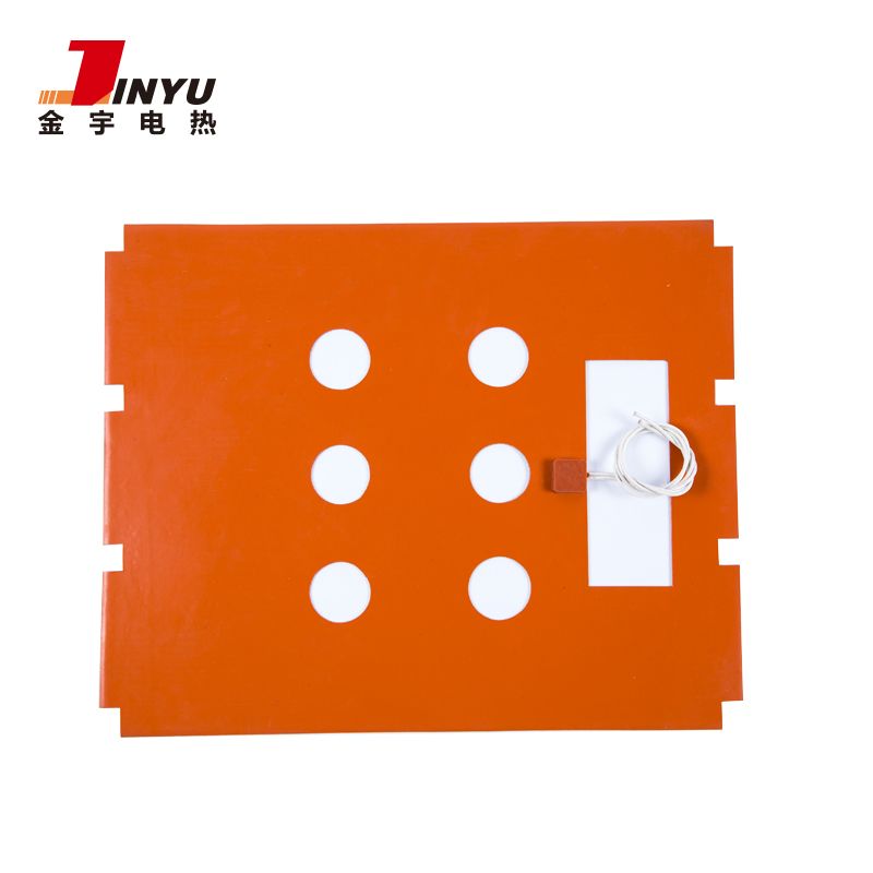 Flexible custom silicone rubber heater for car battery