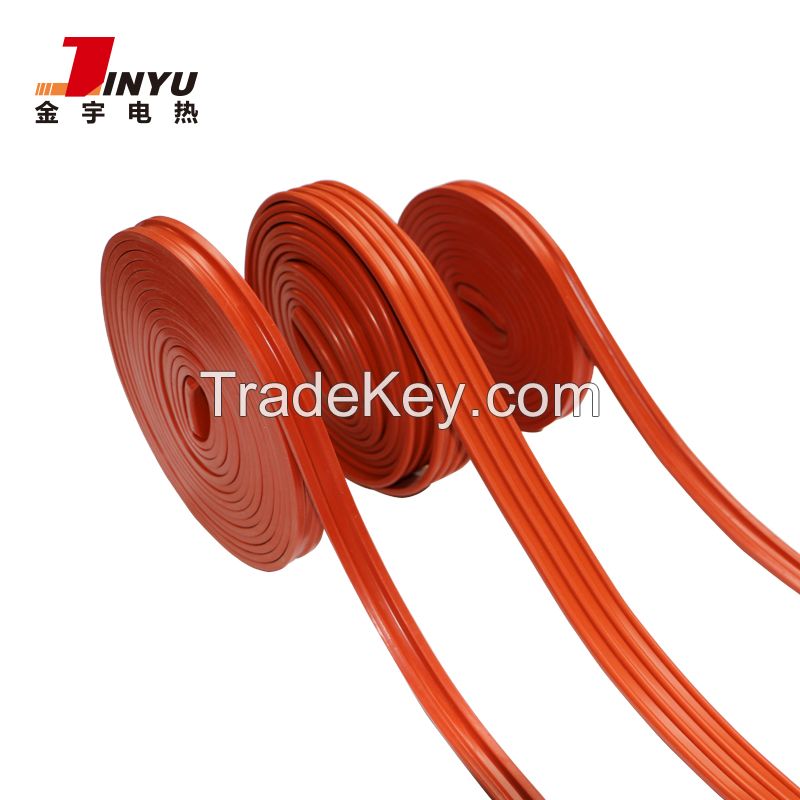 Flexible custom silicone rubber heater for pipe 