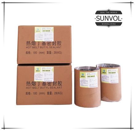 Black Hot Melt Butyl Sealant for Primary Sealing of Double Glazing