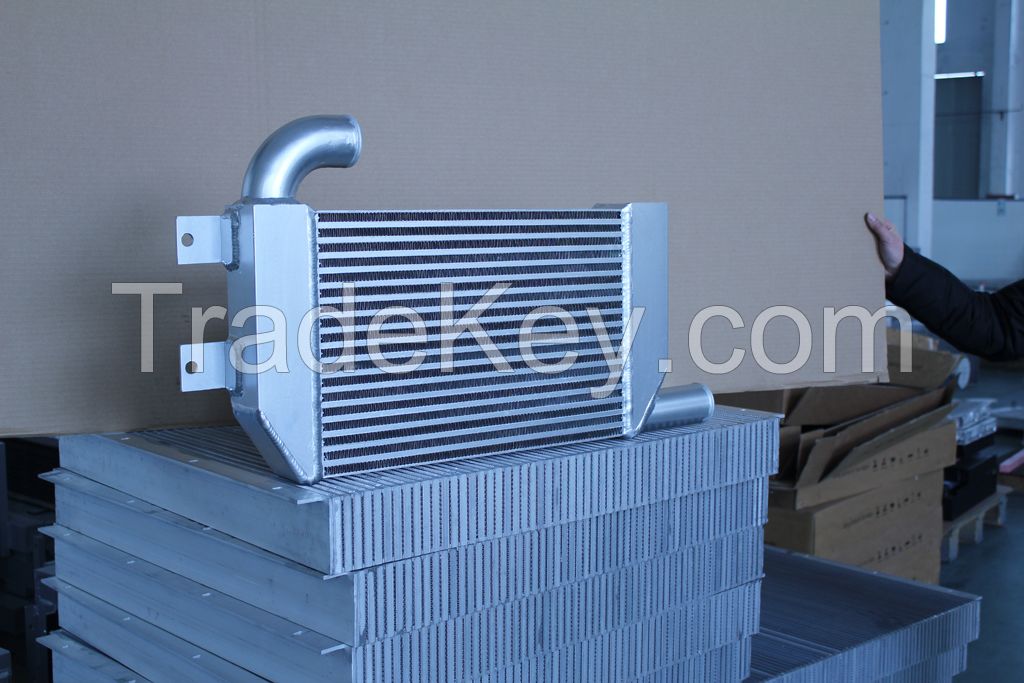 A car cooler of Aluminum plate-fin heat exchanger