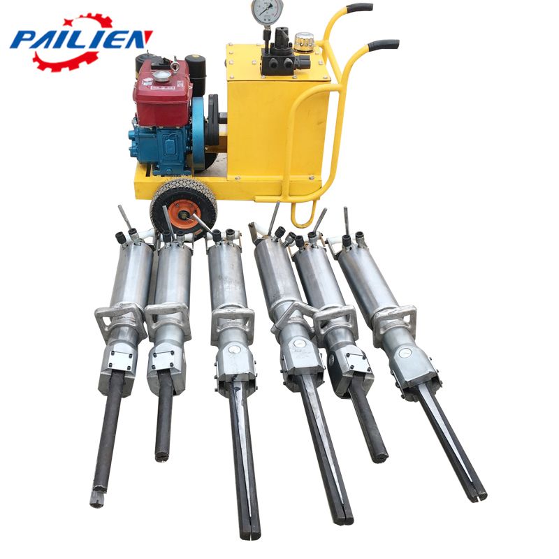 Small size cheap stone mining machine hydraulic stone splitting rock splitter machine