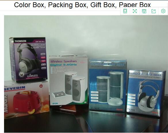 Packaging box, color box, packing box, paper box 