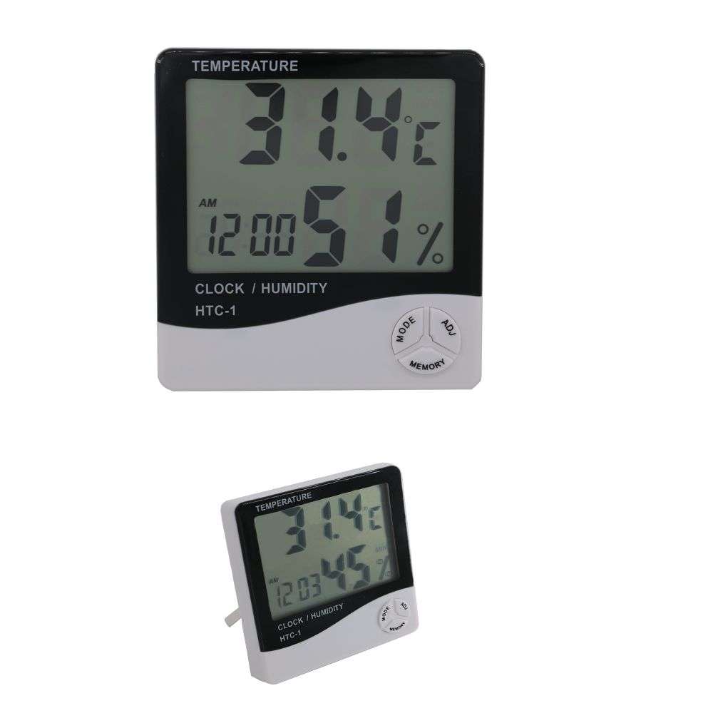 Indoor Thermometer Measuring Humidity Sensor Temperature Meter Weather Station Digital