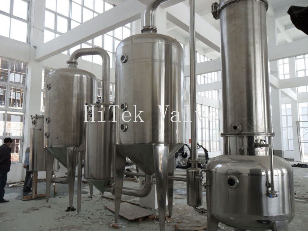 HT05 Double-effect external circulation vacuum concentrator equipment for Fruit juice 