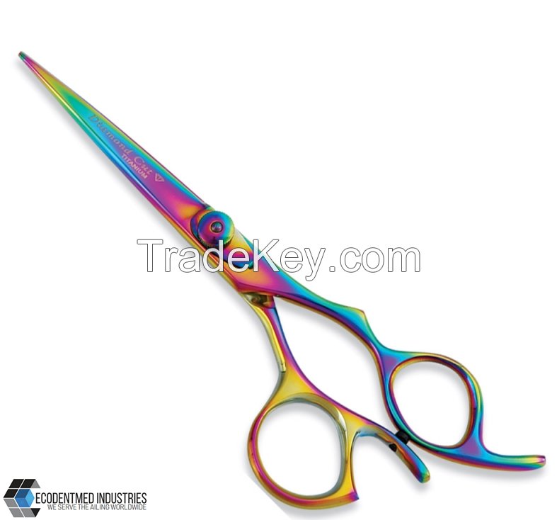 Barber Scissors Rainbow Color