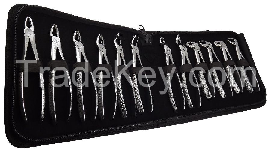 Tooth Forceps Set of 12 Pcs.