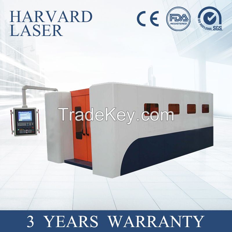 3000W/4000W Fiber Laser Cutting and Engraving Machine with CNC System