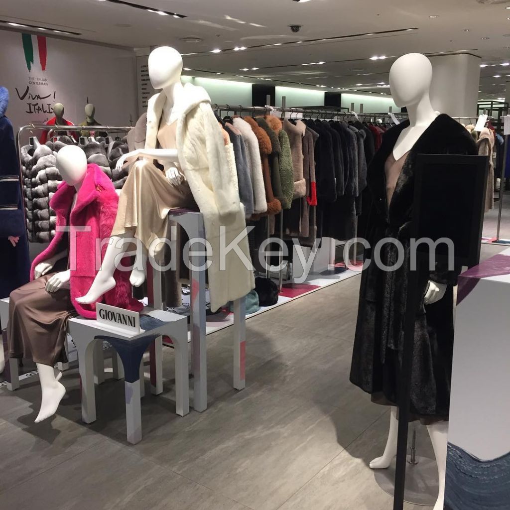 Female Egg Head Mannequins named 'DAVID' with various poses 