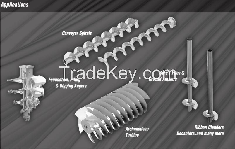 Truhelix Sectional Spiral Forming Machine