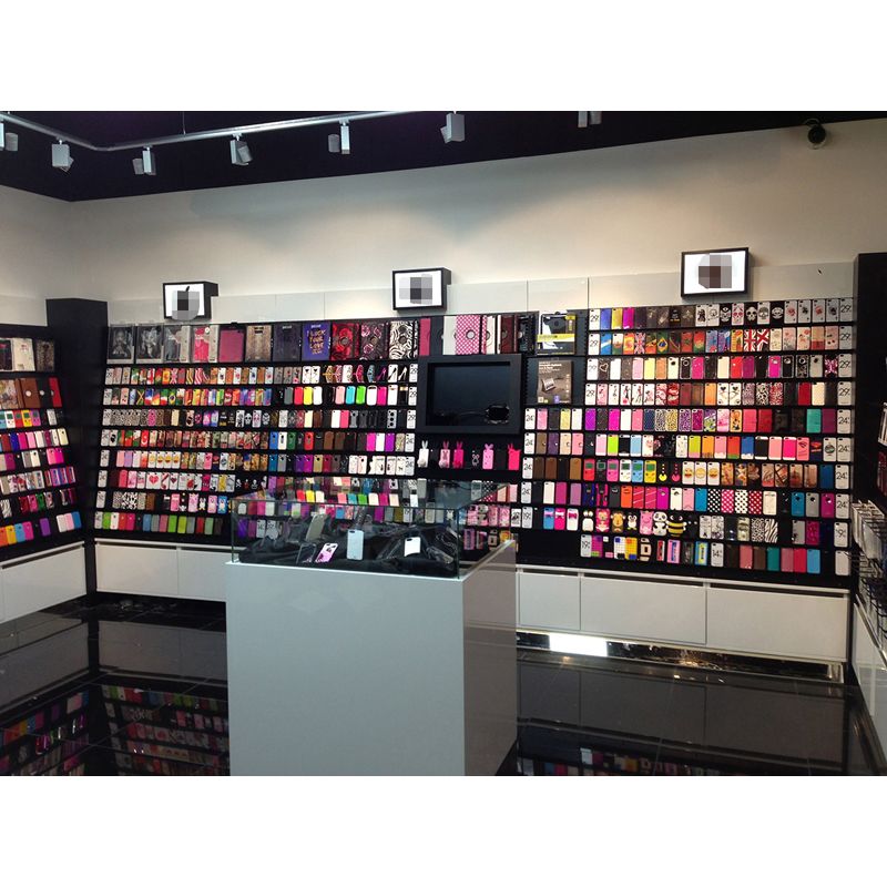 Modern Cell Phone Display Showcase for retail store design