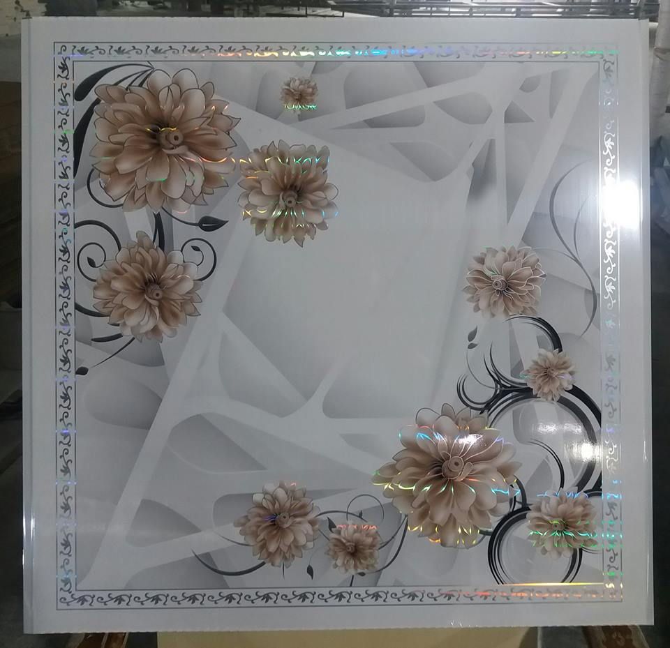 PVC laminated wall panels with many designs