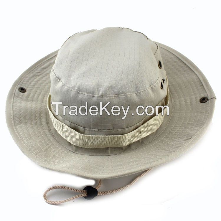Round Bucket hat outdoor mountaineering fishing camouflage bonnet jungle caps