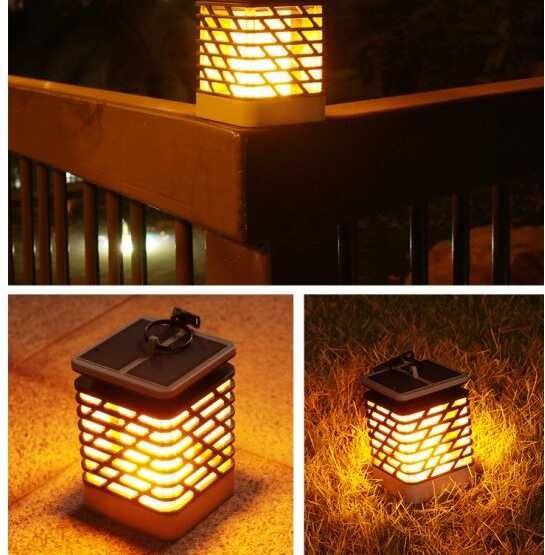 LED Flame courtyard lamp