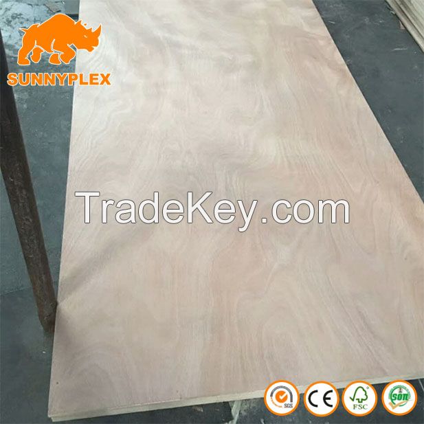 18mm Commercial Okoume Plywood For Packing Furniture Material Plywood