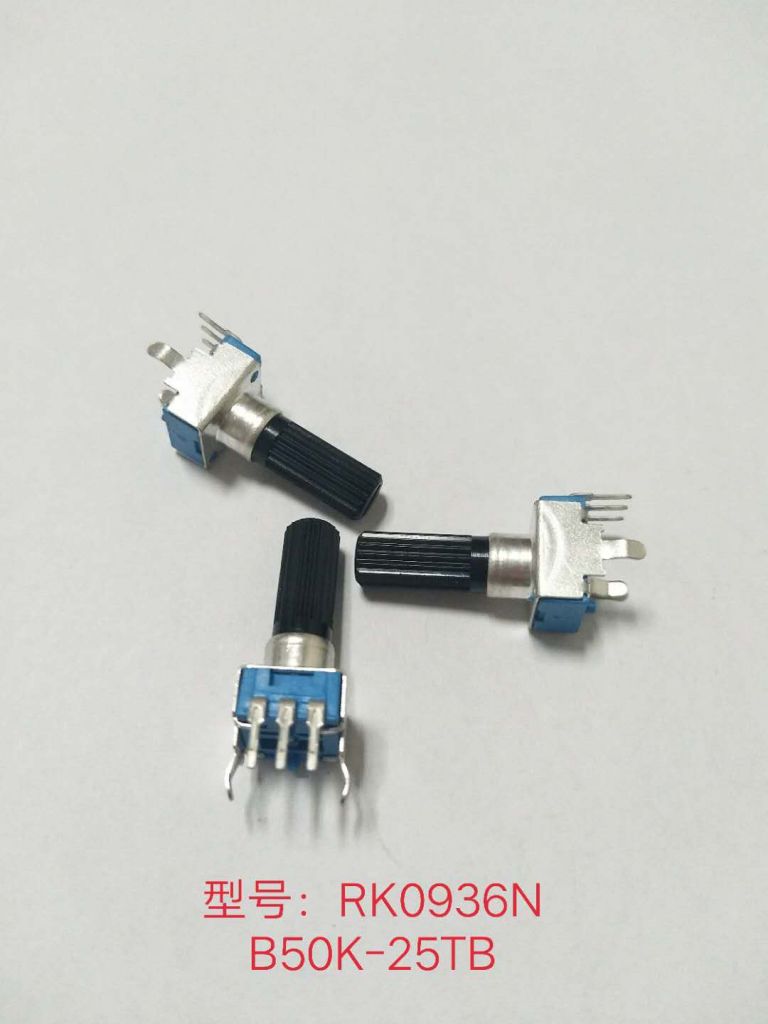 Insert-Molding Insulated Shaft Potentiometers with Ratings Power for car amplifer