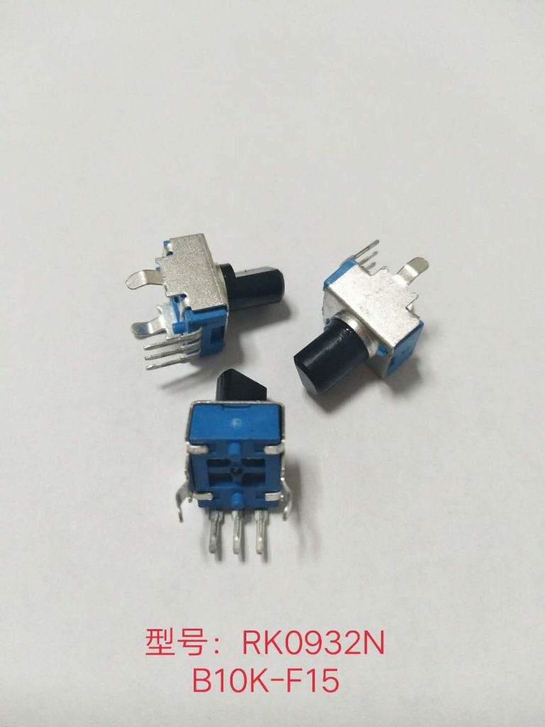 Insert-Molding Insulated Shaft Potentiometers with Ratings Power for car amplifer