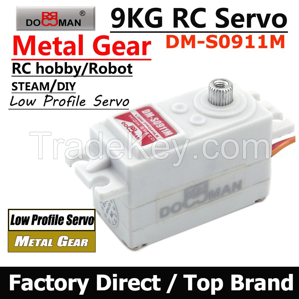 S0911m Metal Gear Low Profile 9kg Rc Servo