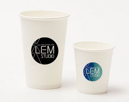 custom logo pla coffee paper cups,disposable biodegradable coffee paper cup,compostable coffee cups