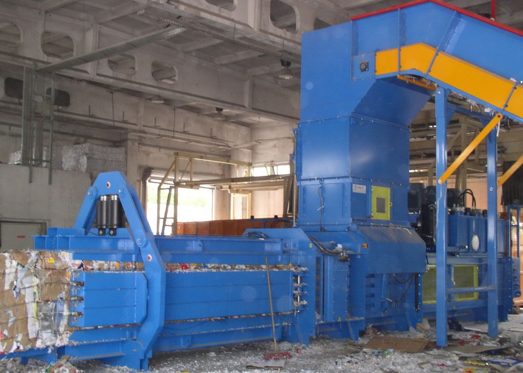 automatic horizontal baler