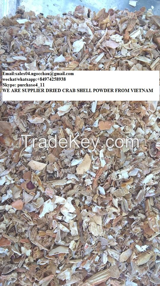 Dried Crab Shell Powder from Vietnam for Animal Feed with cheap price