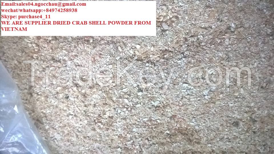 Dried Crab Shell Powder from Vietnam for Animal Feed with cheap price