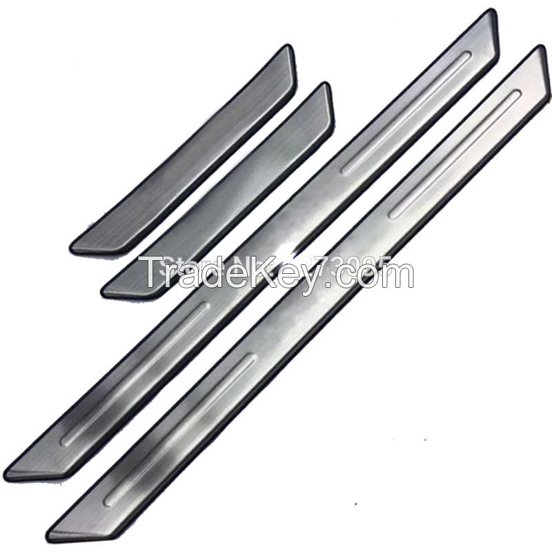 For 2008-2014 2015 2016 2017 Nissan X-Trail X Trail XTrail T32 T31 Stainless Scuff Plate Door Sill Welcome Pedal Car Accessories