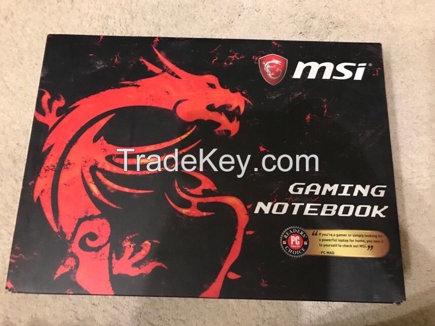 MSI Stealth Pro GS63VR-7RF 15.6" i7-7700HQâ16GBâ256GB SSD+1TB HDDâGTX 1060, NICE