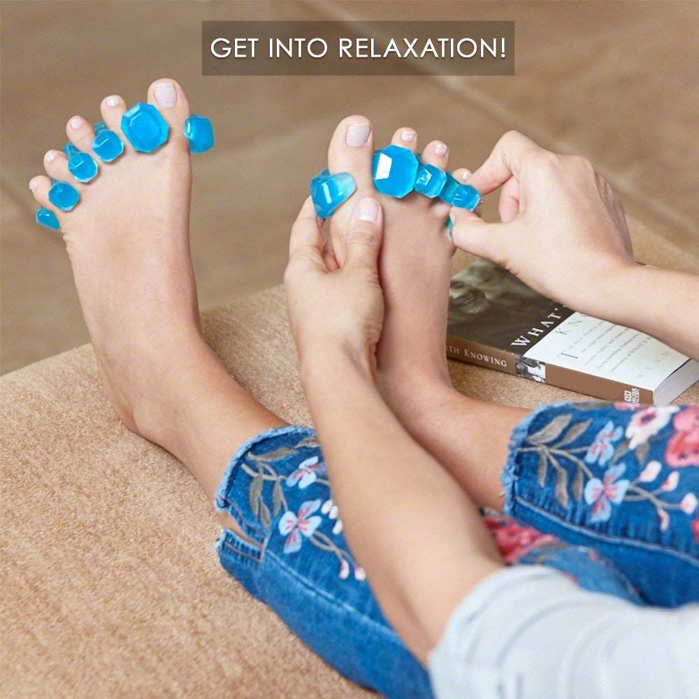 Gel Toe Stretcher &amp; Toe Separator - For Fighting Bunions, Hammer Toes    HT135