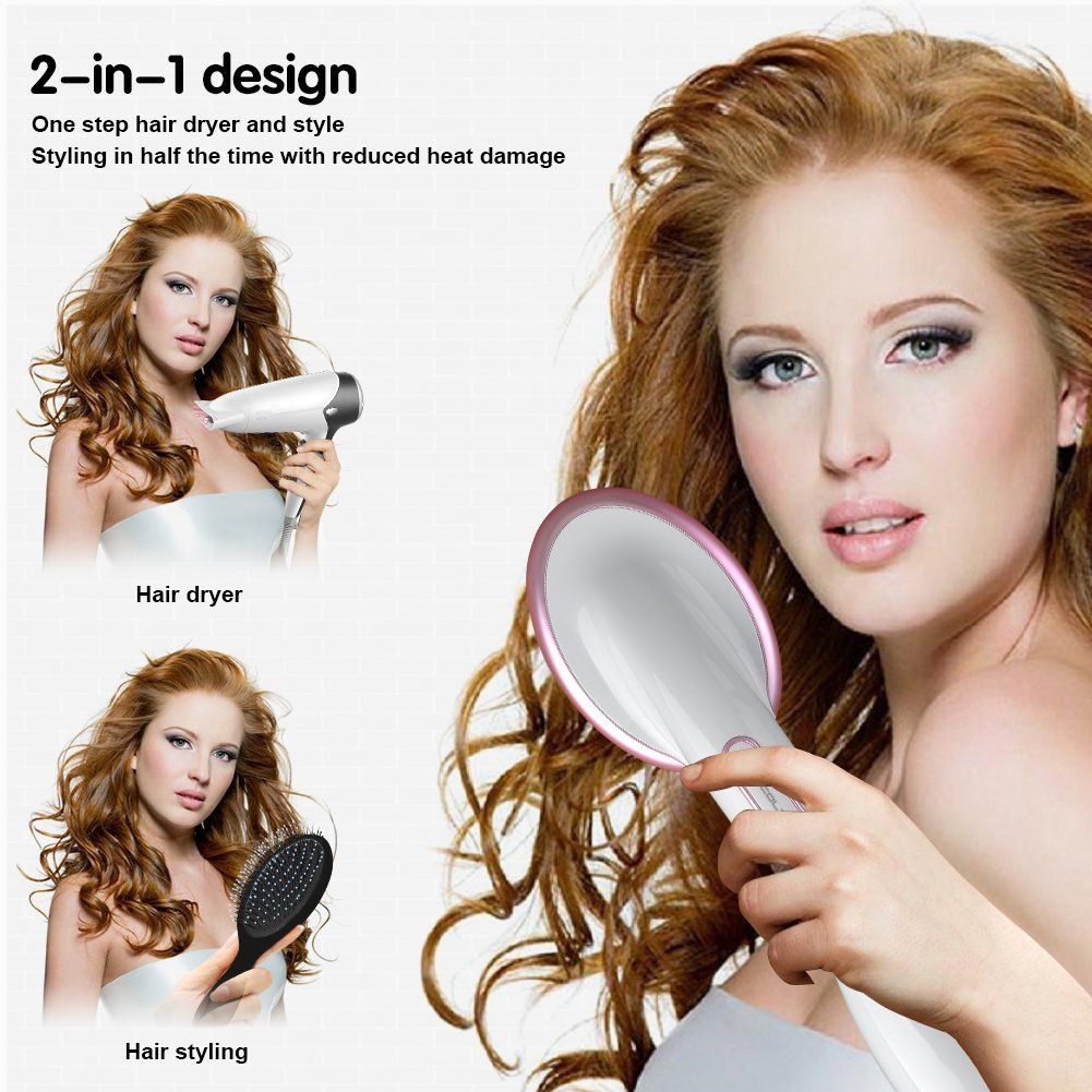 One Step Hair Dryer & Styler Hot Hair Brush, Hair Dryer Straightener  BR131