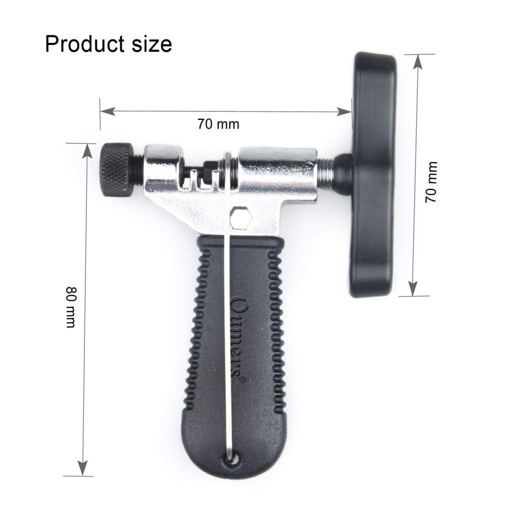 Universal Bike Chain Tool with Chain Hook, Road and Mountain Bicycle Chain Repair Tool, Bike Chain Splitter Cutter Breaker, Bicycle Remove and Install Chain Breaker Spliter Chain Tool (BT001)