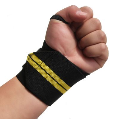 Adjustable 18.5"" Weight Lifting Training Wrist Wrap Straps Bands Support Braces Wraps Belt Protector for Weightlifting Powerlifting Bodybuilding PA004