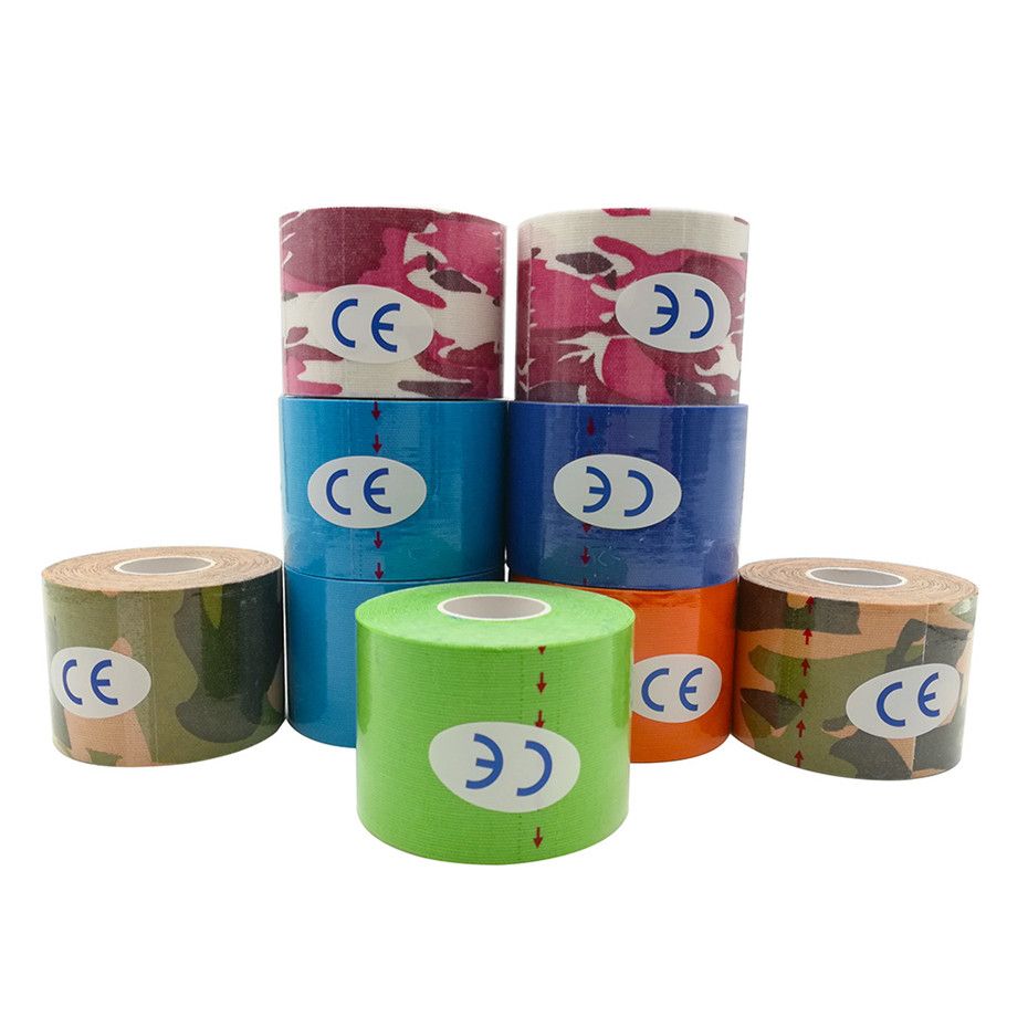 5m Muscle Tape Sports Tape Kinesiology Tape Cotton Elastic Adhesive Muscle Bandage Care Physio Strain Injury Support