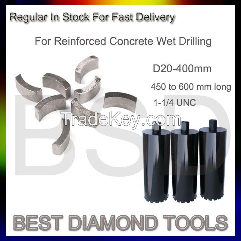 Diamond core drill bit