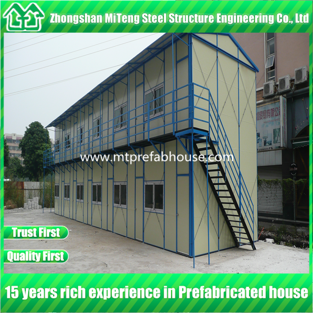 Low Cost Prefab House Kits Two Storey Prefabricated Modular House for Office or Domitory