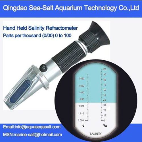 high quality precise aquarium potable refractometer test salinity