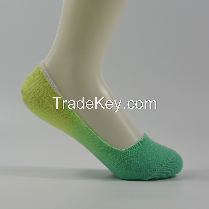 No show socks, Women's socks, dip dye no show socks, cotton socks, sport socks, fashion apparel, Customized socks, fashion socks