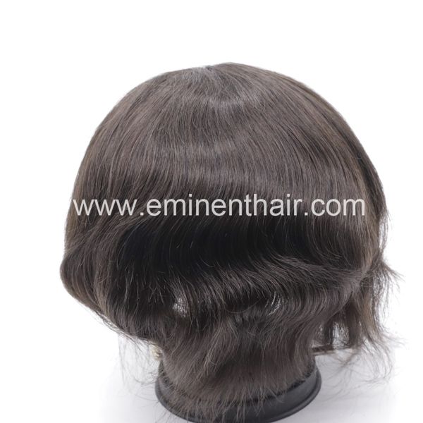 Remy Human Hair Natural Soft Hair Replacement