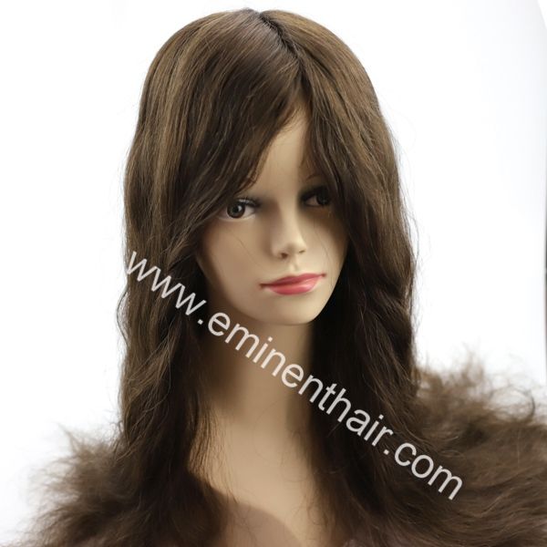 Lace with Clear PU Edge Silk Top Wig