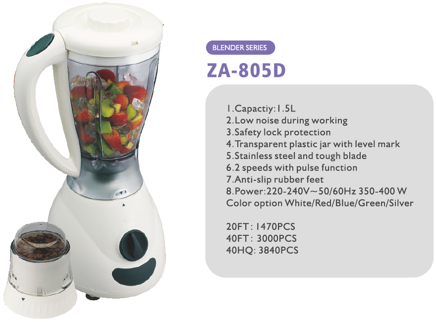 Free sample! Fruit Blender/ with overheat protection YES