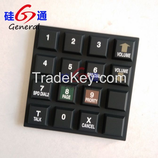 Customized Silicone Rubber keypads 
