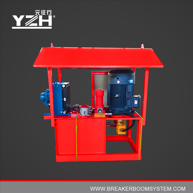 Stationary Hydraulic Rockbreaker Boom System