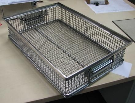 Stainless Steel Wire Mesh Cleaning Basket