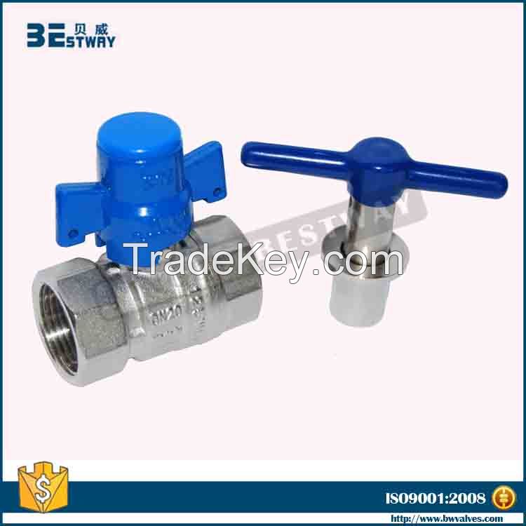 water meter lockable water valve with T handle