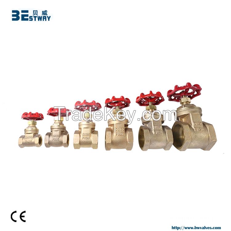 High end new product brass stem bronze gate valve